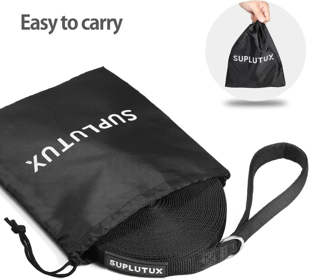 Training Lead for Dogs 10m/32ft Adjustable Long Line Dog Lead for Puppy Medium Large Dogs with Padded Handle Storage Bag (Black) Training Lead for Dogs 10m/32ft Adjustable Long Line Dog Lead for Puppy Medium Large Dogs with Padded Handle Storage Bag (Black)