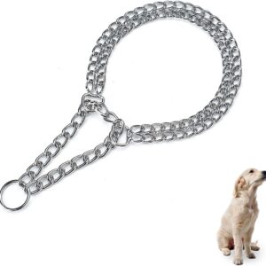 dog choke chain 60cm pet collar chain review