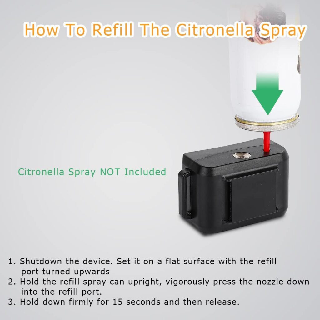 Dog Training Collar SUPERNIGHT Anti Bark Spray Collar Citronella Collars No Shock Safe Humane Dog Barking Device with 2 Free Adjustable Belt for 15~120lbs Dogs (Excludes Citronella Spray Refill) Dog Training Collar SUPERNIGHT Anti Bark Spray Collar Citronella Collars No Shock Safe Humane Dog Barking Device with 2 Free Adjustable Belt for 15~120lbs Dogs (Excludes Citronella Spray Refill)
