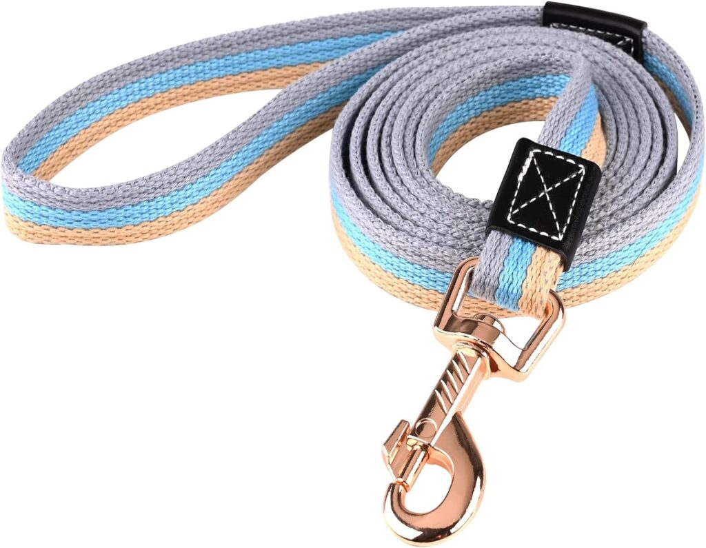 65ft (20m) Long Dog Training Lead – Obedience Recall Leash – Heavy Duty 25mm Webbing – Black, Red, Blue By AJ Pet Accessories