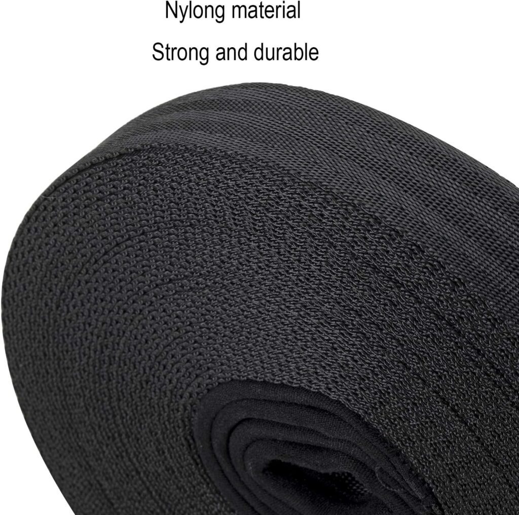 Vivifying Training Lead for Dogs, 50FT/15M Long Nylon Long Line Dog Lead for Pet Tracking Training Obedience Lead Leash (Black)