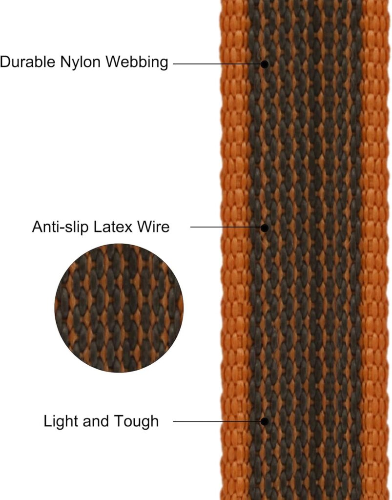 Wolfone 5m Lake Green Rubberised Training Dog Lead Set ，Non-slip Long Dog Lead  Shock Absorber Reflective Threads Bungee Dog Lead for Outdoor Activities