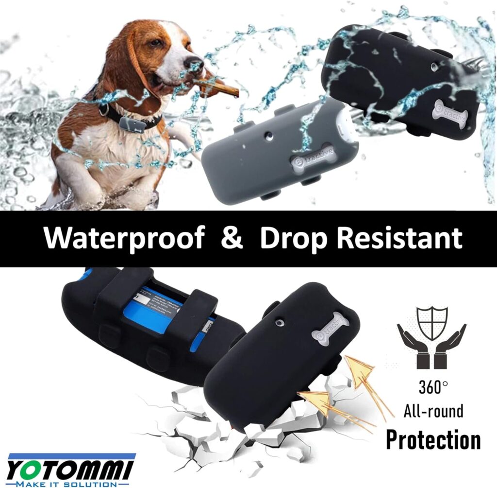 2 Pack Silicone Holder for Tractive GPS Pet Tracker,Rubber Accessories Cover Finder for Necklace,Secure Sturdy case with Strap for tractive tag for Dog cat Collar