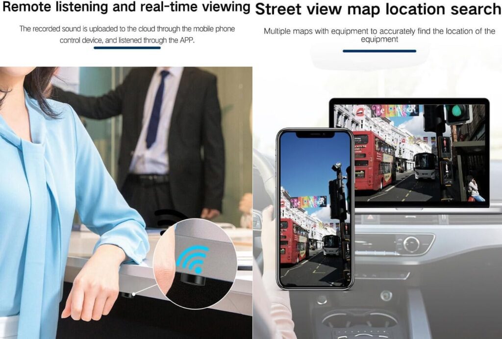 GPS Tracker for Vehicles with Strong Magnetic, Mini Tracker for Vehicles No Subscription - Smallest Locator Real Time, Anti-Theft Micro Tracking Device with Free App