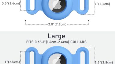 meliya air tag holder case review