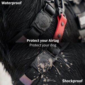 saker waterproof airtag dog collar holder review