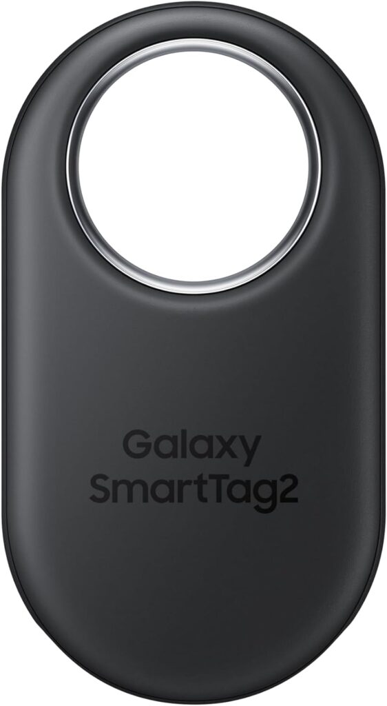 SAMSUNG Galaxy SmartTag2, Bluetooth Tracker, Smart Tag GPS Locator Tracking Device, Item Finder for Keys, Wallet, Luggage, Pets, Use w/Phones and Tablets Android 11 or Later, 2023, 1 Pack, White