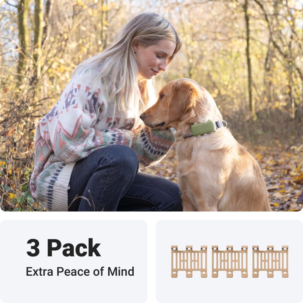 Tractive GPS Dog XL Tracker Rubber Attachment Clips (Pack of 3)