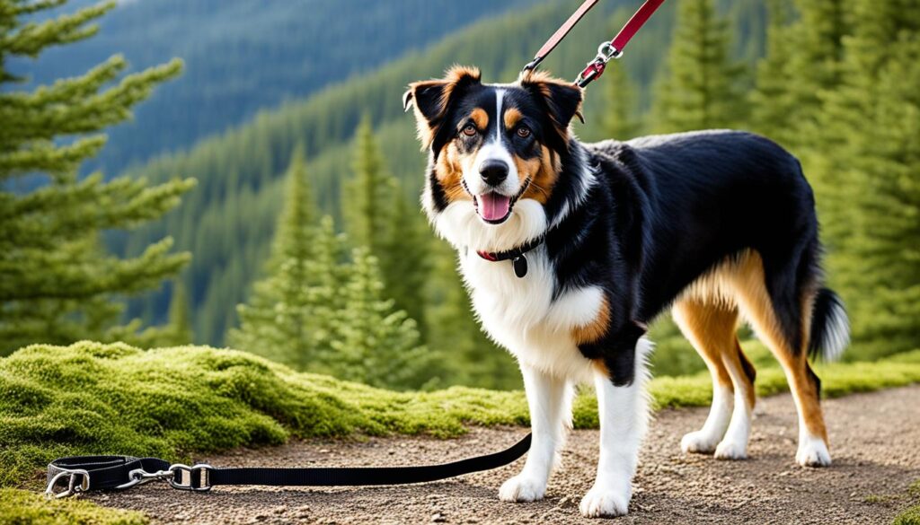 visible dog leads
